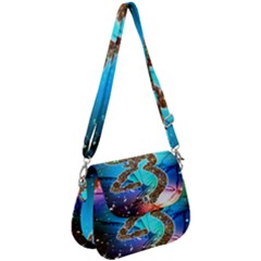 Browning Deer Glitter Galaxy Saddle Handbag