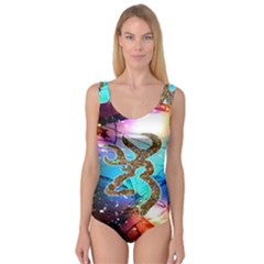 Browning Deer Glitter Galaxy Princess Tank Leotard  by artworkshop