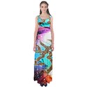 Browning Deer Glitter Galaxy Empire Waist Maxi Dress View1