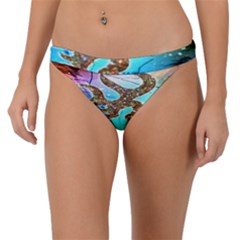 Browning Deer Glitter Galaxy Band Bikini Bottom by artworkshop