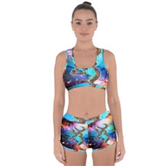 Browning Deer Glitter Galaxy Racerback Boyleg Bikini Set by artworkshop