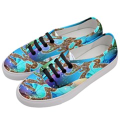 Browning Deer Glitter Galaxy Women s Classic Low Top Sneakers by artworkshop