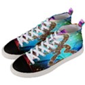 Browning Deer Glitter Galaxy Men s Mid-Top Canvas Sneakers View2