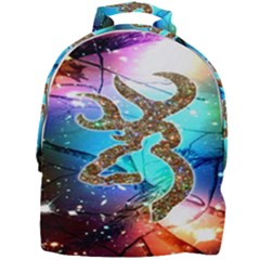 Browning Deer Glitter Galaxy Mini Full Print Backpack by artworkshop