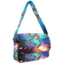 Browning Deer Glitter Galaxy Courier Bag View1