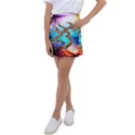 Browning Deer Glitter Galaxy Kids  Tennis Skirt View1