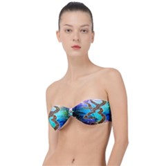 Browning Deer Glitter Galaxy Classic Bandeau Bikini Top 