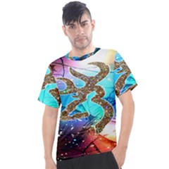 Browning Deer Glitter Galaxy Men s Sport Top by artworkshop