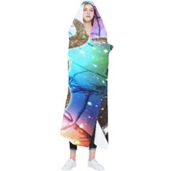 Browning Deer Glitter Galaxy Wearable Blanket