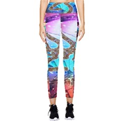 Browning Deer Glitter Galaxy Pocket Leggings  by artworkshop