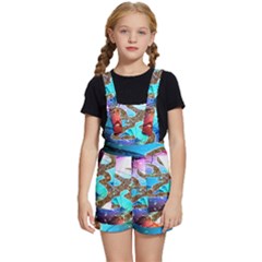 Browning Deer Glitter Galaxy Kids  Short Overalls by artworkshop