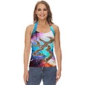 Browning Deer Glitter Galaxy Basic Halter Top View1