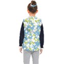 Birds Silhouette Motif Random Pattern Kids  Hooded Puffer Vest View2