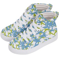 Birds Silhouette Motif Random Pattern Kids  Hi-top Skate Sneakers by dflcprintsclothing