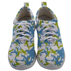 Birds Silhouette Motif Random Pattern Mens Athletic Shoes by dflcprintsclothing