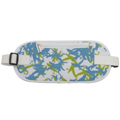 Birds Silhouette Motif Random Pattern Rounded Waist Pouch by dflcprintsclothing