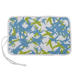 Birds Silhouette Motif Random Pattern Pen Storage Case (m) by dflcprintsclothing