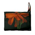 Red Geranium Over Black Background Premium Foldable Grocery Recycle Bag View3