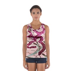 Browning Deer Glitter Sport Tank Top  by artworkshop