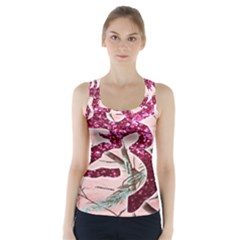 Browning Deer Glitter Racer Back Sports Top by artworkshop