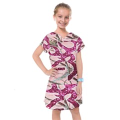 Browning Deer Glitter Kids  Drop Waist Dress by artworkshop