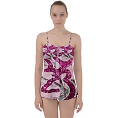 Browning Deer Glitter Babydoll Tankini Set by artworkshop