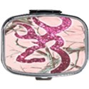 Browning Deer Glitter Mini Square Pill Box View1