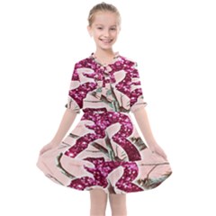 Browning Deer Glitter Kids  All Frills Chiffon Dress by artworkshop