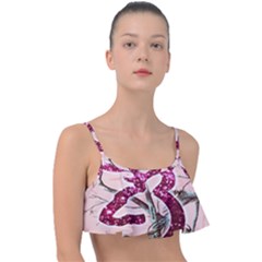 Browning Deer Glitter Frill Bikini Top by artworkshop