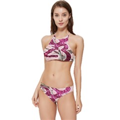 Browning Deer Glitter Banded Triangle Bikini Set by artworkshop