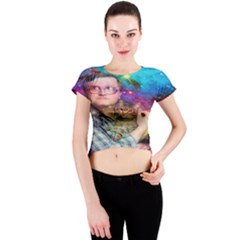 Bubbles Trailer Park Boys Crew Neck Crop Top by artworkshop