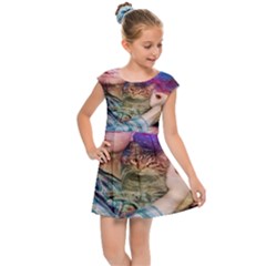 Bubbles Trailer Park Boys Kids  Cap Sleeve Dress by artworkshop