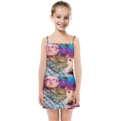 Bubbles Trailer Park Boys Kids  Summer Sun Dress by artworkshop