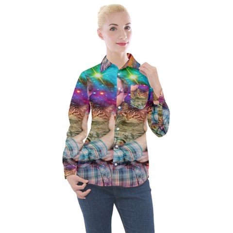 Bubbles Trailer Park Boys Women s Long Sleeve Pocket Shirt by artworkshop