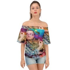 Bubbles Trailer Park Boys Off Shoulder Short Sleeve Top by artworkshop