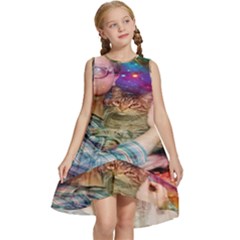 Bubbles Trailer Park Boys Kids  Frill Swing Dress by artworkshop