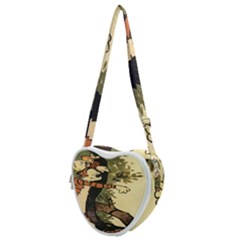 Calvin And Hobbes Heart Shoulder Bag