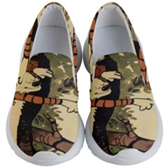 Calvin And Hobbes Kids Lightweight Slip Ons