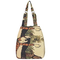 Calvin And Hobbes Center Zip Backpack by artworkshop