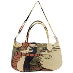 Calvin And Hobbes Removal Strap Handbag by artworkshop