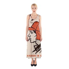 Catcher In The Rye Sleeveless Maxi Dress by artworkshop