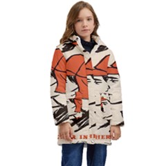 Catcher In The Rye Kid s Hooded Longline Puffer Jacket by artworkshop