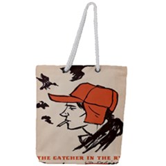 Catcher In The Rye Full Print Rope Handle Tote (large) by artworkshop