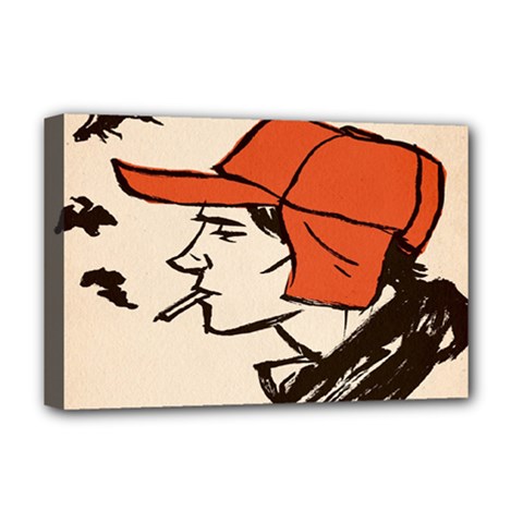 Catcher In The Rye Deluxe Canvas 18  X 12  (stretched) by artworkshop