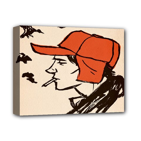 Catcher In The Rye Deluxe Canvas 14  X 11  (stretched) by artworkshop