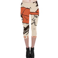 Catcher In The Rye Capri Leggings  by artworkshop