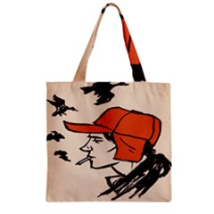 Catcher In The Rye Zipper Grocery Tote Bag by artworkshop