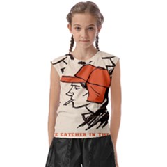 Catcher In The Rye Kids  Raglan Cap Sleeve Tee by artworkshop