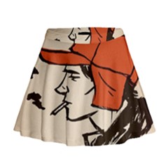 Catcher In The Rye Mini Flare Skirt by artworkshop