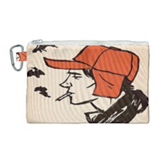 Catcher In The Rye Canvas Cosmetic Bag (large) by artworkshop